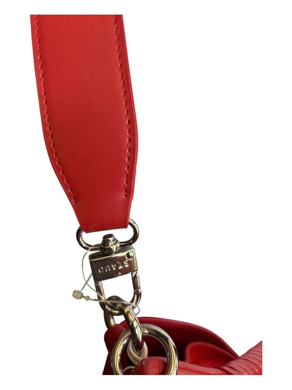 STAUD red suede Perry hobo bag. Brand new w tags. Georgous. - Picture 5 of 8